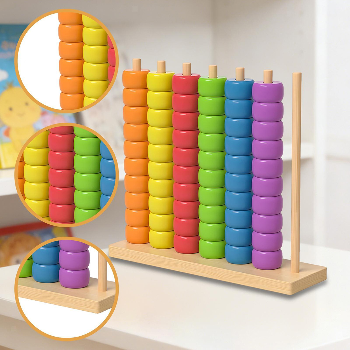 Color Rings Sorting Board - Image 2